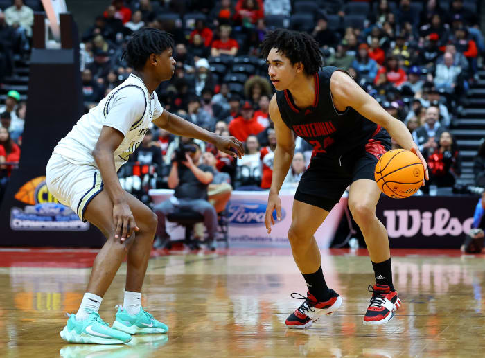 Jared McCain (right) had a brilliant career at Centennial while winning three straight Southern Section Open championships. Photo: Nick Koza.
